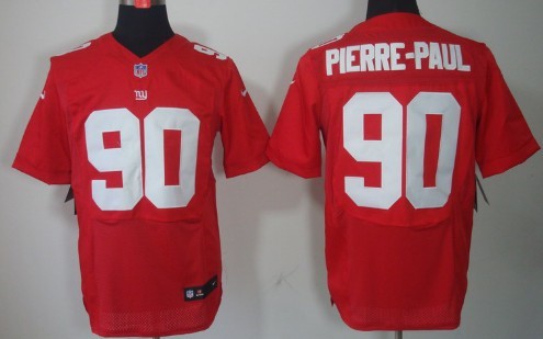 Men's Nik Elite Jersey New York Giants #90 Jason Pierre-Paul Red