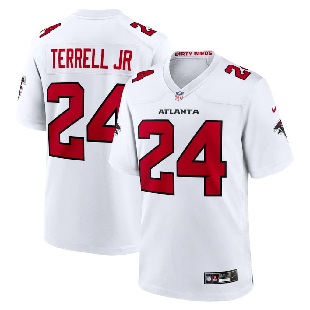 Men's Nike A.J. Terrell White Atlanta Falcons Game Jersey