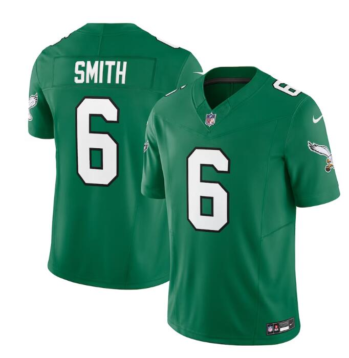 Men's Nike DeVonta Smith Kelly Green Philadelphia Eagles Alternate Vapor F.U.S.E. Limited Jersey