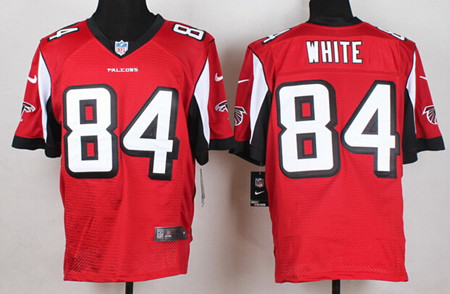 Men's Nike Elite Jersey Atlanta Falcons #84 Roddy White Red Stitched