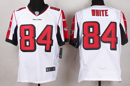 Men's Nike Elite Jersey Atlanta Falcons #84 Roddy White Stitched