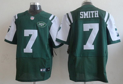 Men's Nike Elite Jersey New York Jets #7 Geno Smith Green