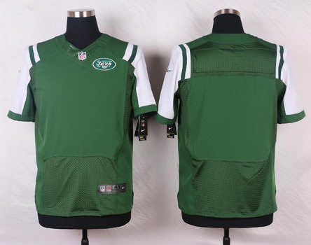 Men's Nike Elite Jersey New York Jets Blank Green