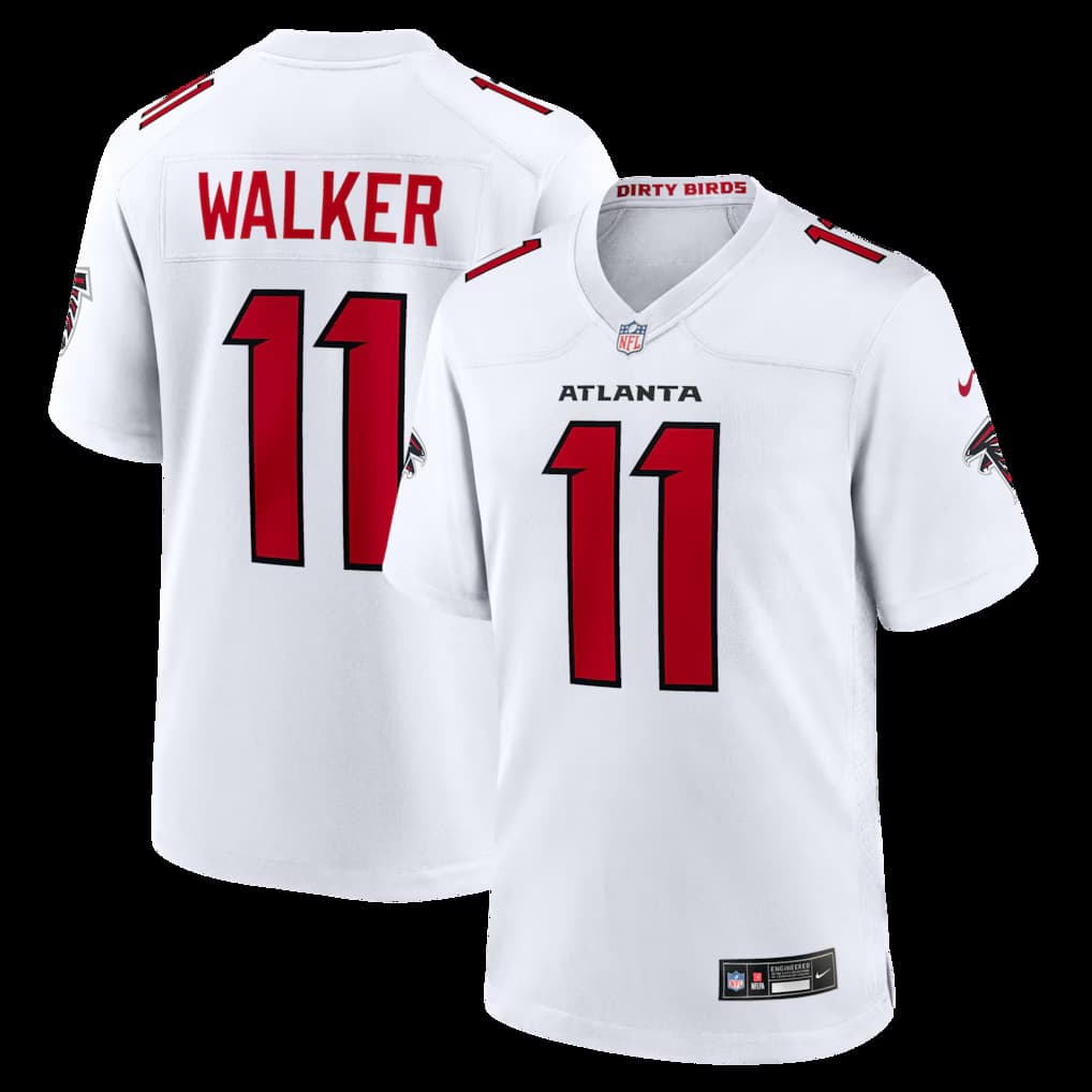 Men's Nike Jalon Walker White Atlanta Falcons Game Jersey