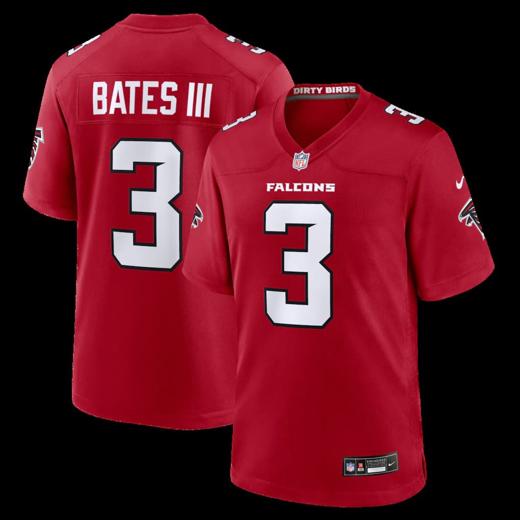 Men's Nike Jessie Bates III Red Atlanta Falcons Game Jersey