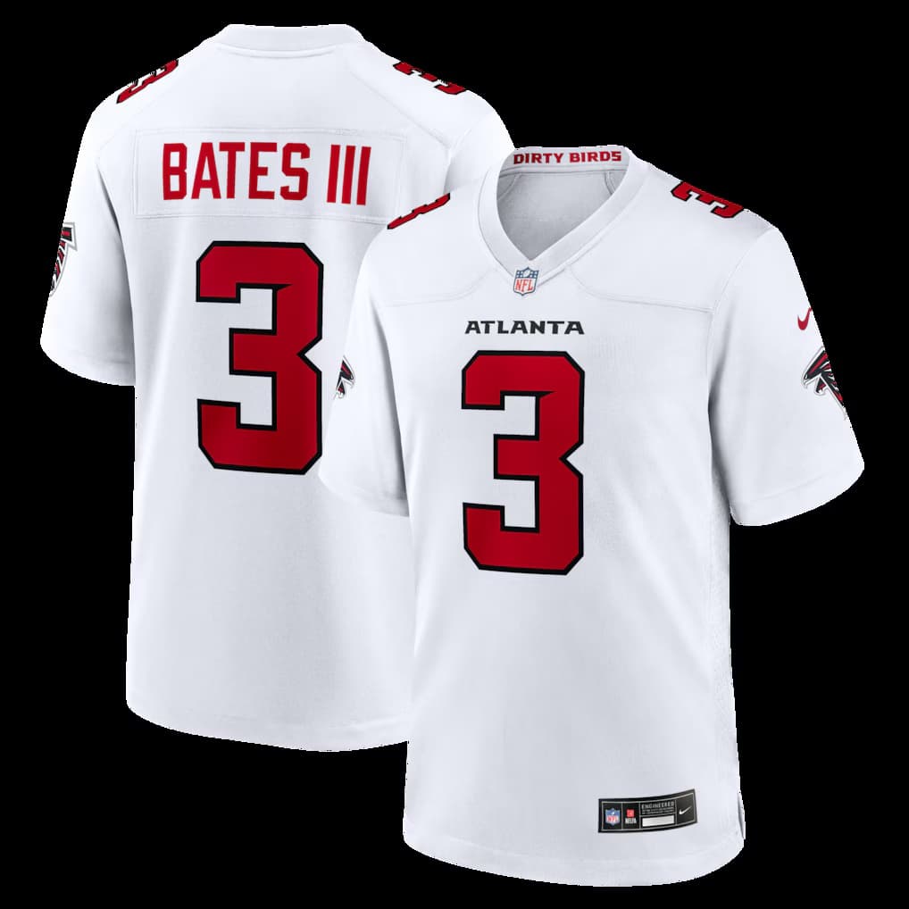 Men's Nike Jessie Bates III White Atlanta Falcons Game Jersey