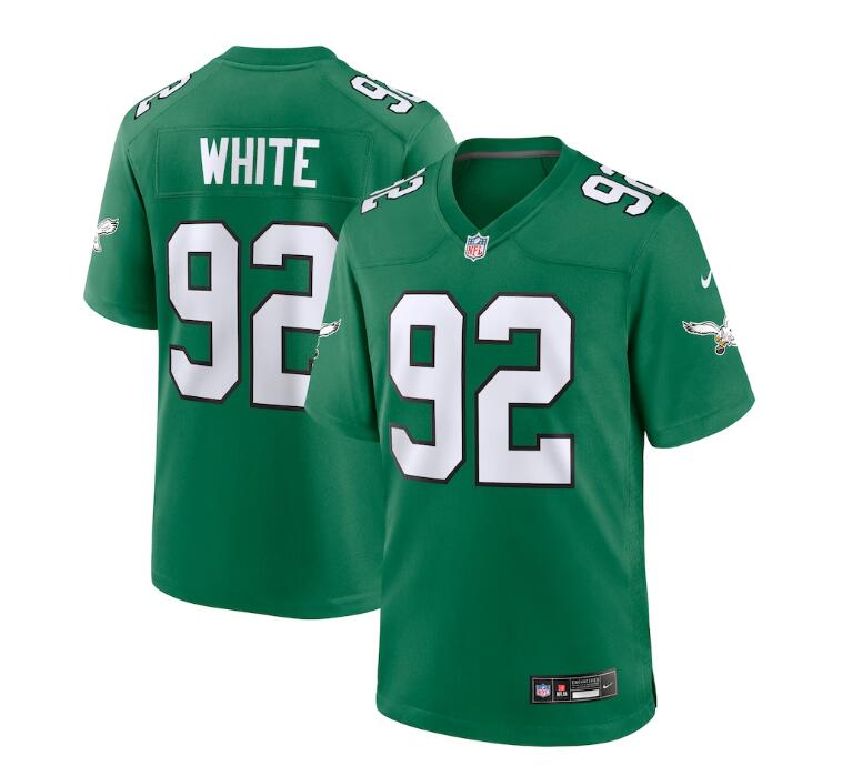 Men's Nike Reggie White Kelly Green Philadelphia Eagles Alternate Game Jersey