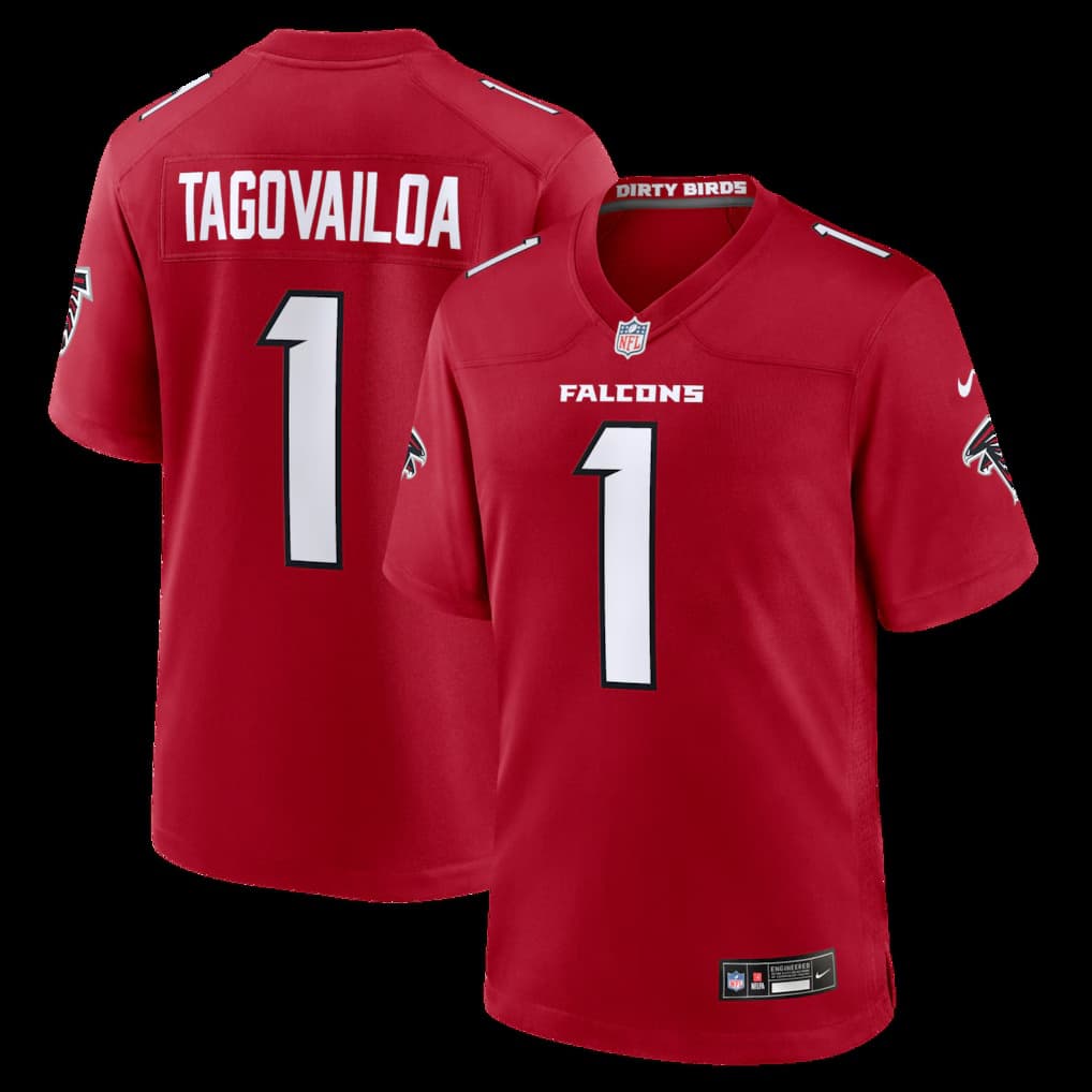 Men's Nike Tua Tagovailoa Red Atlanta Falcons Game Jersey