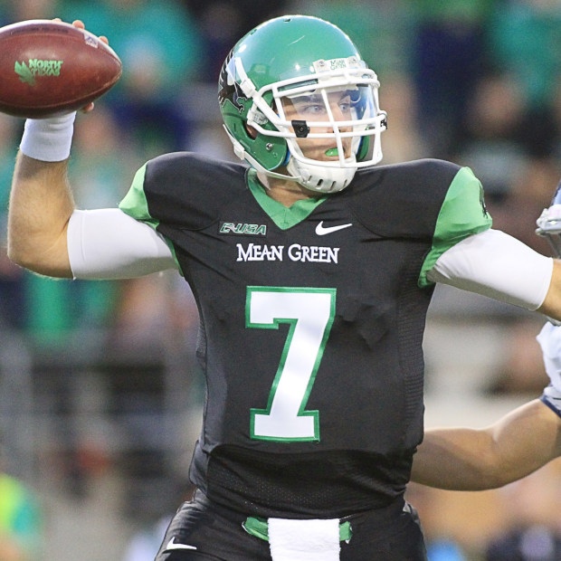 Men's North Texas Mean Green Custom Nike Black College Football Jersey