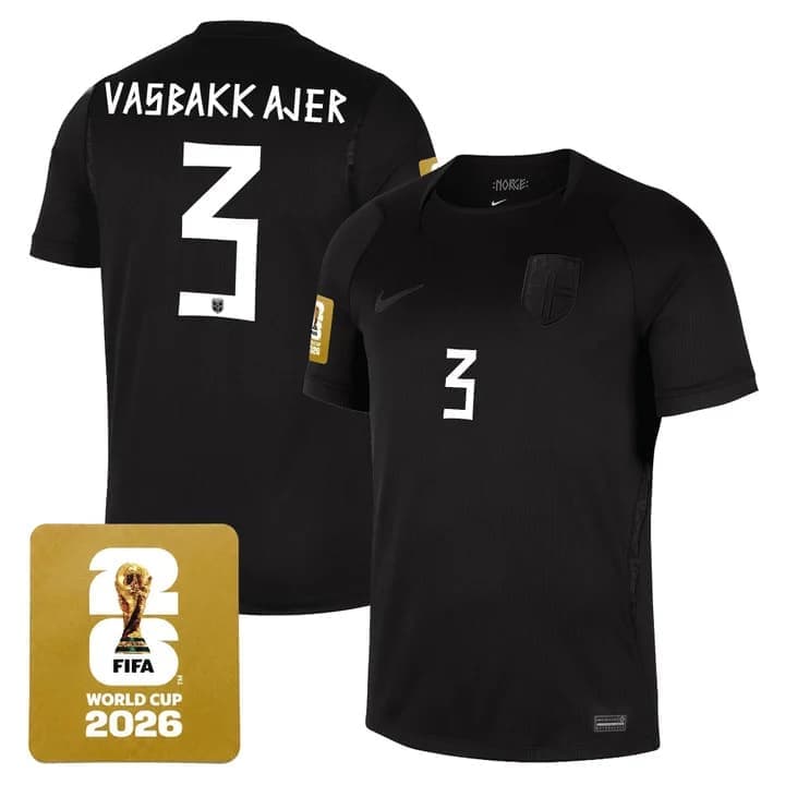 Men's Norway 2026 World Cup National Team Jersey Kristoffer Ajer