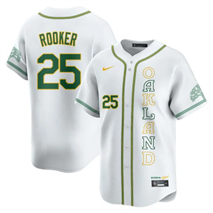 Men's Oakland Athletics City Connect Concept Jersey - All Stitched Brent Rooker -   25