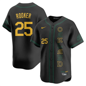 Men's Oakland Athletics City Connect Concept Jersey - All Stitched Brent Rooker -  25