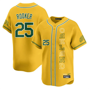 Men's Oakland Athletics City Connect Concept Jersey - All Stitched Brent Rooker -# 25