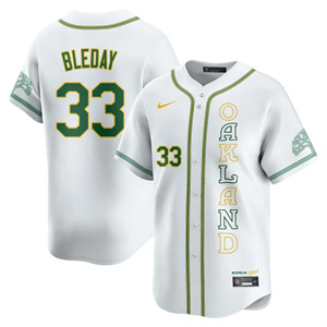 Men's Oakland Athletics City Connect Concept Jersey - All Stitched JJ Bleday -   33