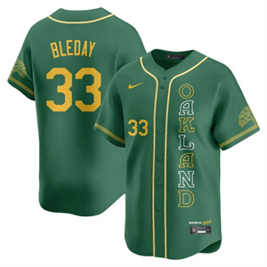 Men's Oakland Athletics City Connect Concept Jersey - All Stitched JJ Bleday - 33