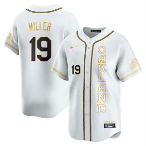 Men's Oakland Athletics City Connect Concept Jersey - All Stitched Mason Miller    - 19