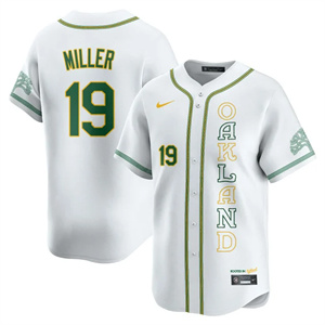 Men's Oakland Athletics City Connect Concept Jersey - All Stitched Mason Miller -   19