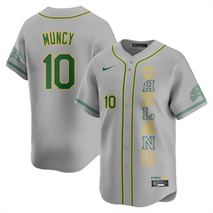 Men's Oakland Athletics City Connect Concept Jersey - All Stitched Max Muncy - 10 #