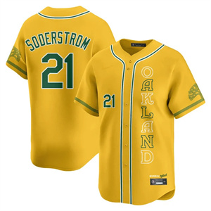 Men's Oakland Athletics City Connect Concept Jersey - All Stitched Tyler Soderstrom - #21