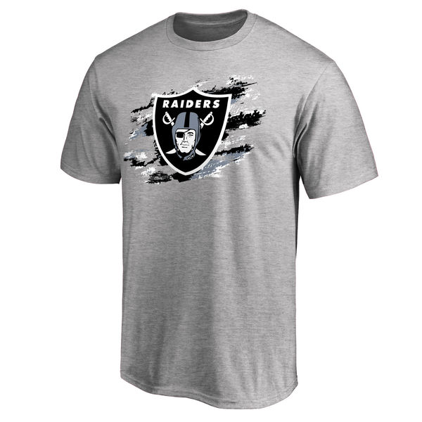 Men's Oakland Raiders NFL Pro Line True Color T-Shirt Heathered Gray