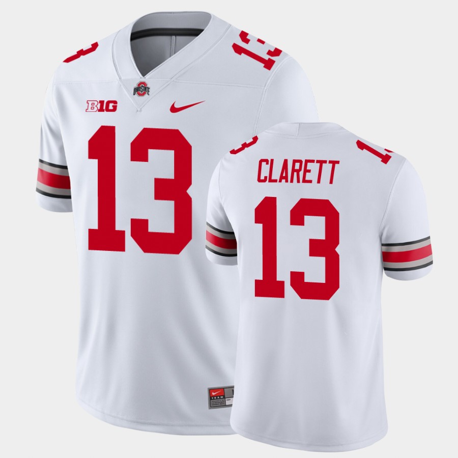 Men's Ohio State Buckeyes #13 Maurice Clarett White Diamond Quest College Football Nike Limited Jersey