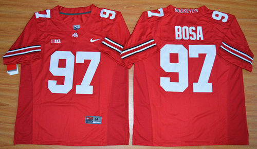 Men's Ohio State Buckeyes #97 Joey Bosa Red Nike Limited College Football Jersey
