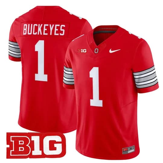 Men's Ohio State Buckeyes 2026 Tunnel Vision Vapor Limited Jersey - All Stitched 1 Buckeyes