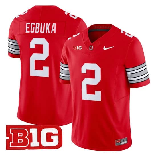 Men's Ohio State Buckeyes 2026 Tunnel Vision Vapor Limited Jersey - All Stitched 2 Emeka Egbuka