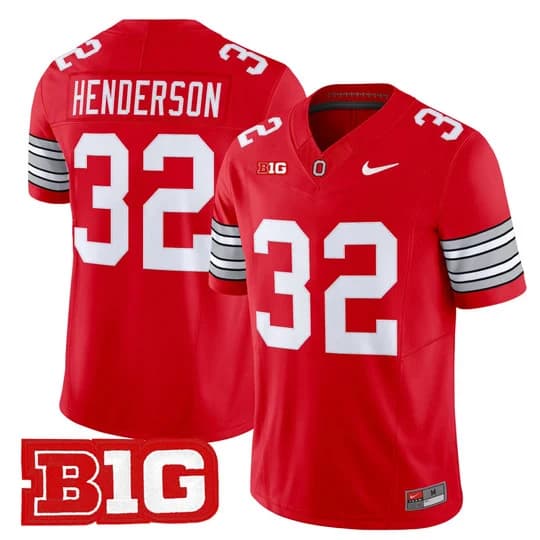 Men's Ohio State Buckeyes 2026 Tunnel Vision Vapor Limited Jersey - All Stitched 32Treveyon Henderson