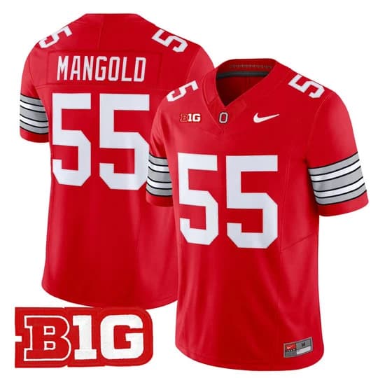 Men's Ohio State Buckeyes 2026 Tunnel Vision Vapor Limited Jersey - All Stitched 55Nick Mangold