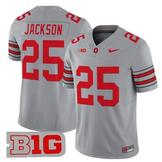 Men's Ohio State Buckeyes 2026 Tunnel Vision Vapor Limited Jersey - All Stitched Bo Jackson  25