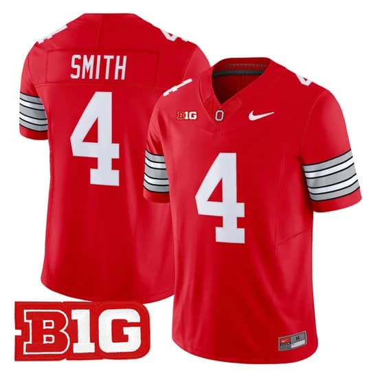 Men's Ohio State Buckeyes 2026 Tunnel Vision Vapor Limited Jersey - All Stitched Jeremiah Smith    4