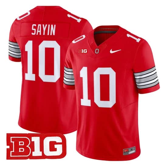 Men's Ohio State Buckeyes 2026 Tunnel Vision Vapor Limited Jersey - All Stitched Julian Sayin    #10