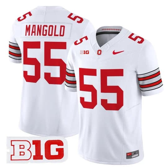 Men's Ohio State Buckeyes 2026 Tunnel Vision Vapor Limited Jersey - All Stitched Nick Mangold   55