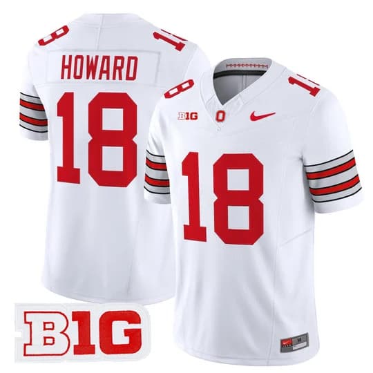 Men's Ohio State Buckeyes 2026 Tunnel Vision Vapor Limited Jersey - All Stitched Will Howard    18