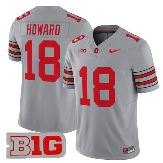 Men's Ohio State Buckeyes 2026 Tunnel Vision Vapor Limited Jersey - All Stitched Will Howard  18
