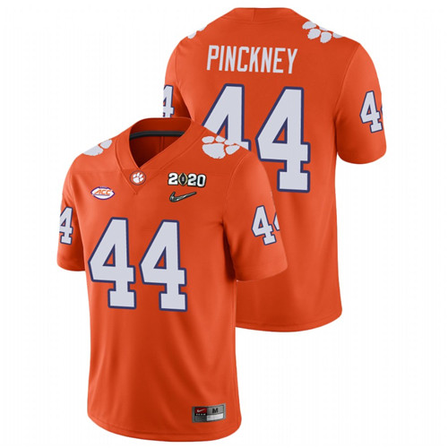 Men's Orange Clemson Tigers Nyles Pinckney College Football Playoff Game Jersey