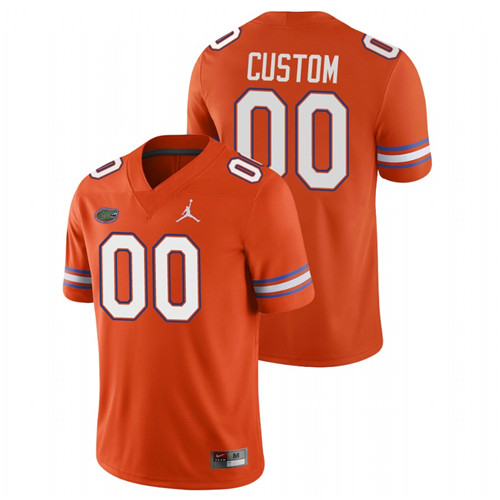Men's Orange Florida Gators Custom Game College Football Jerseys