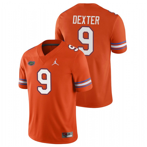 Men's Orange Florida Gators Gervon Dexter Game College Football Jersey