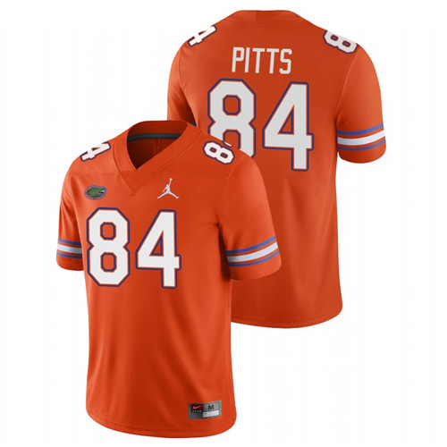 Men's Orange Florida Gators Kyle Pitts Game College Football Jersey