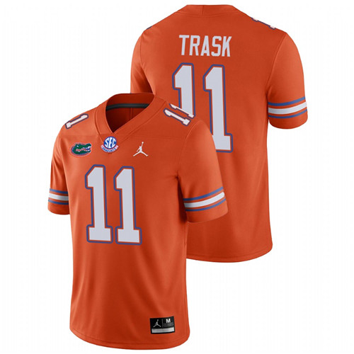 Men's Orange Florida Gators Kyle Trask College Football Alternate Game Jersey