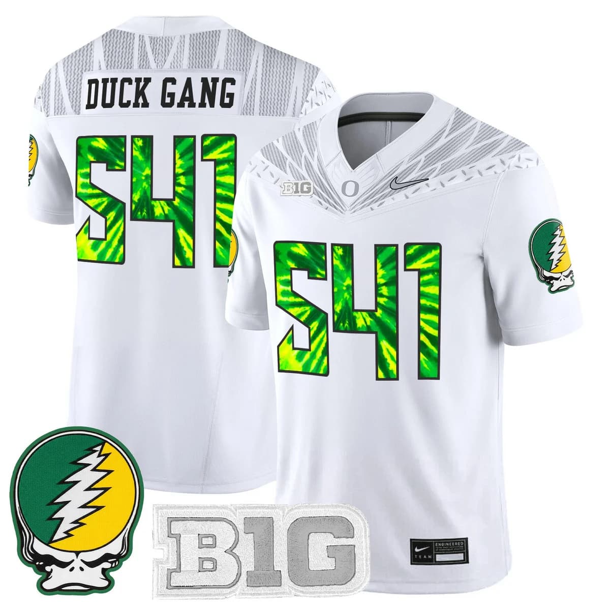 Men's Oregon Ducks 2025 Grateful Ducks Vapor Limited Jersey - All Stitched Duck Gang  541