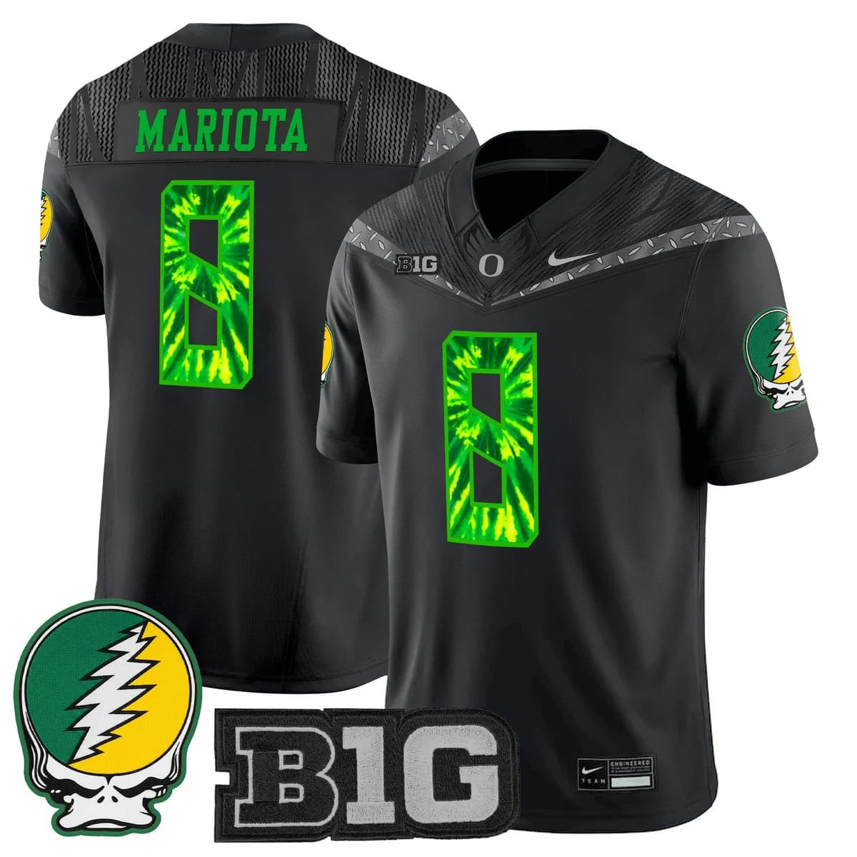 Men's Oregon Ducks 2025 Grateful Ducks Vapor Limited Jersey - All Stitched Marcus Mariota