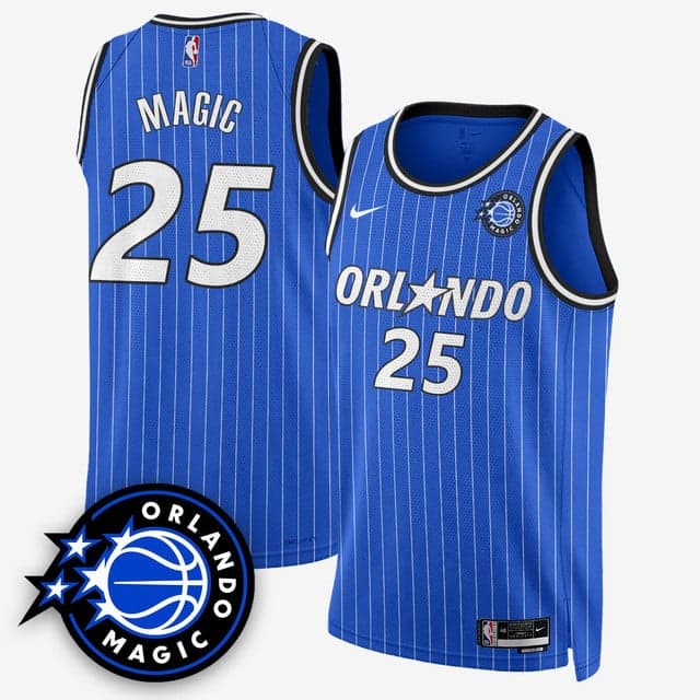 Men's Orlando Magic New Generation of Magic Basketball Jersey - All Stitched  Magic -   25