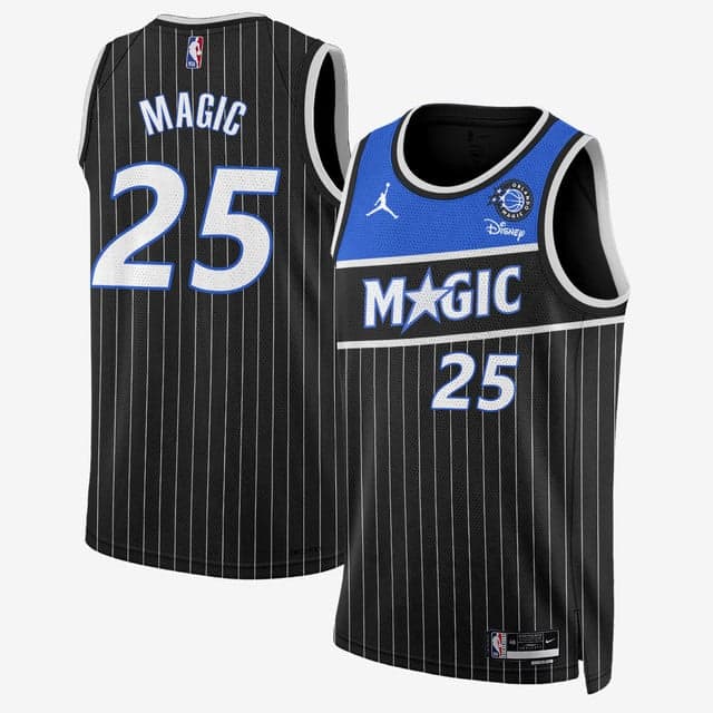 Men's Orlando Magic New Generation of Magic Basketball Jersey - All Stitched  Magic - 25