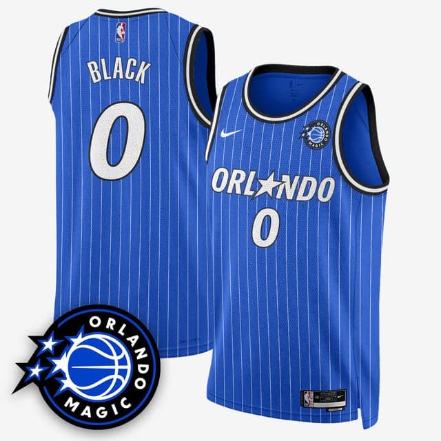 Men's Orlando Magic New Generation of Magic Basketball Jersey - All Stitched Anthony Black -   0