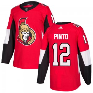 Men's Ottawa Senators #12 Shane Pinto Adidas Previous Red Jersey Stitched
