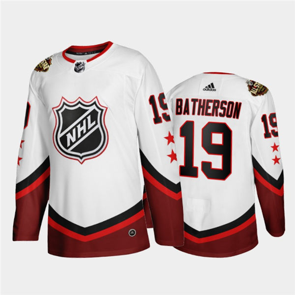 Men's Ottawa Senators #19 Drake Batherson Adidas White Red 2022 NHL All-Star Eastern Jersey Stitched