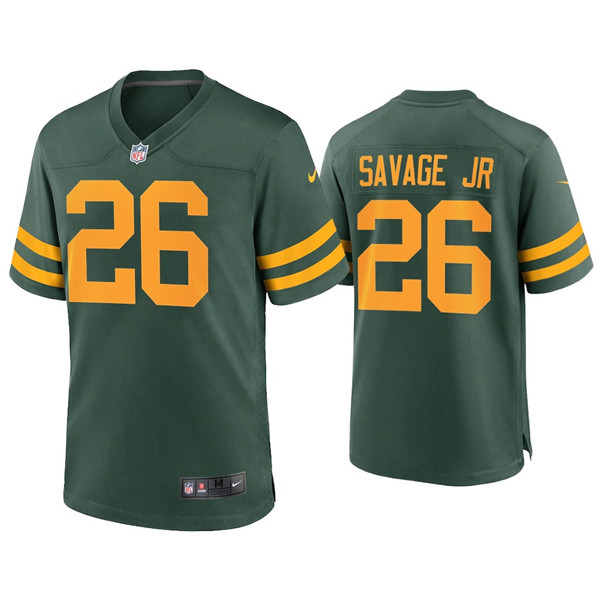 Men's Packers #26 Darnell Savage Jr. Alternate Limited Green Jersey