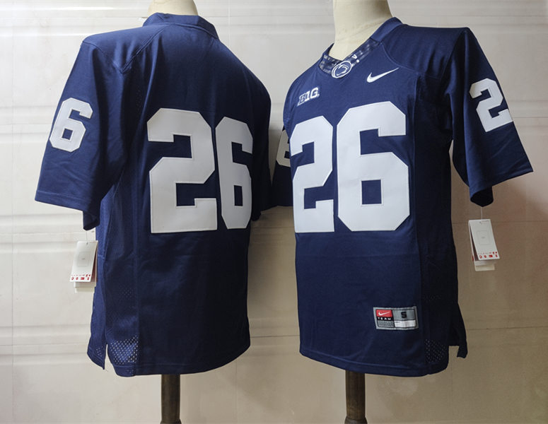 Men's Penn State Nittany Lions #26 Saquon Barkley Nike Navy College Game Football Jersey